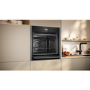 Refurbished Neff N70 Slide & Hide B54CR71G0B 60cm Single Built In Electric Oven Graphite Grey