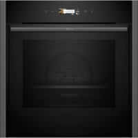 Neff N70 Slide & Hide Single Oven - Graphite Grey