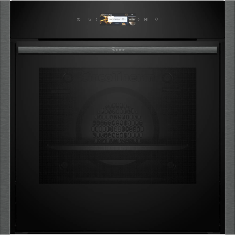 Neff N70 Slide & Hide Single Oven - Graphite Grey