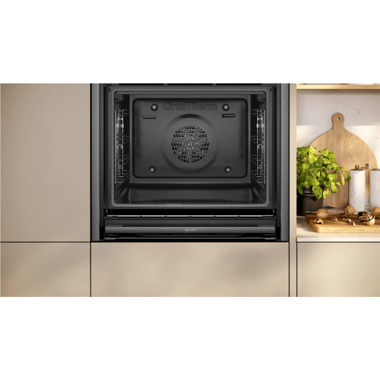 Neff N70 Slide & Hide Single Oven - Graphite Grey