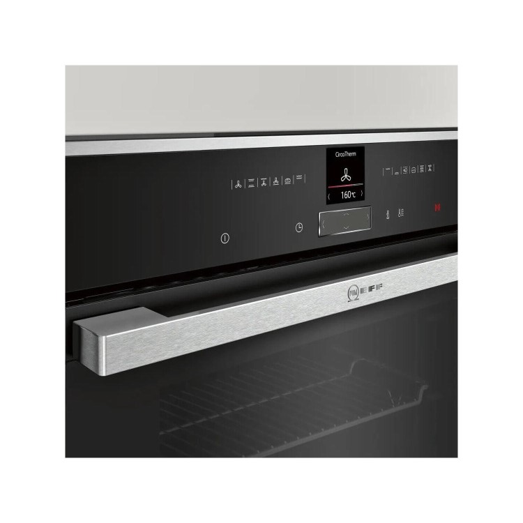 Neff N70 Slide & Hide Electric Single Oven - Stainless Steel