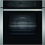 Neff N50 Slide & Hide 8 Function Pyrolytic Self Cleaning Single Oven with Meatprobe - Stainless Steel