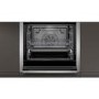 Neff N50 Slide & Hide 8 Function Pyrolytic Self Cleaning Single Oven with Meatprobe - Stainless Steel