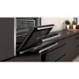 Neff N50 Slide & Hide 8 Function Pyrolytic Self Cleaning Single Oven with Meatprobe - Stainless Steel