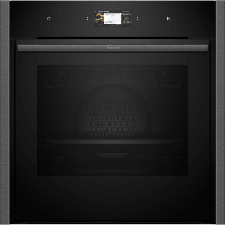 Neff N90 Slide & Hide Pyrolytic Self Cleaning Oven - Graphite Grey