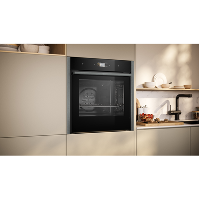 Neff N90 Slide & Hide Pyrolytic Self Cleaning Oven - Graphite Grey