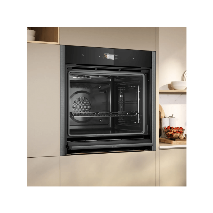 Neff N90 Slide & Hide Pyrolytic Self Cleaning Oven - Graphite Grey