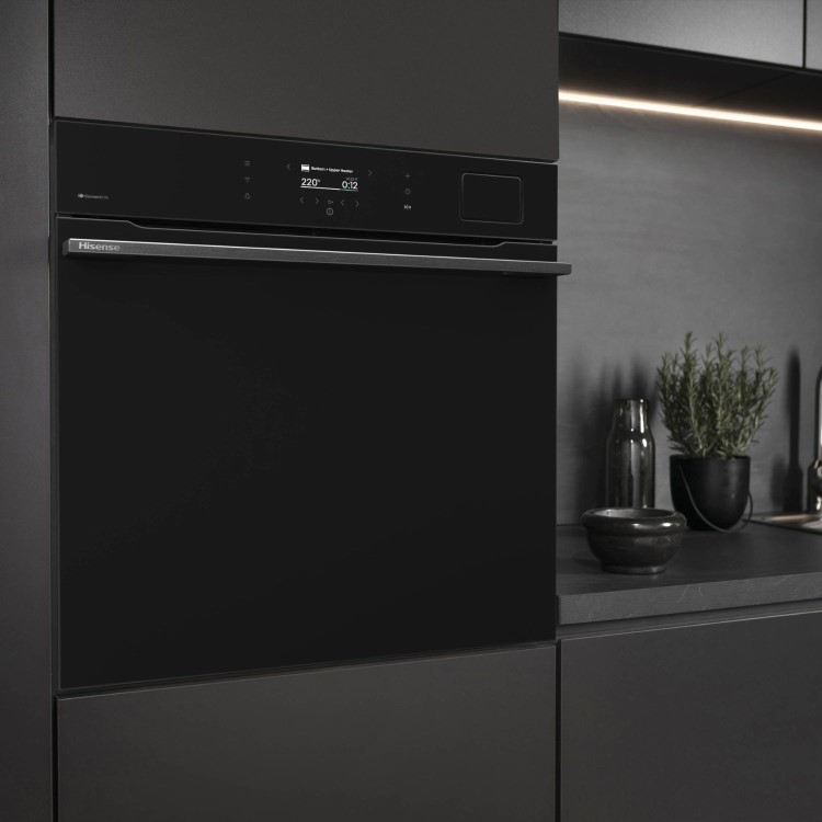 Hisense Hi8 Electric Self-Cleaning Single Oven - Black