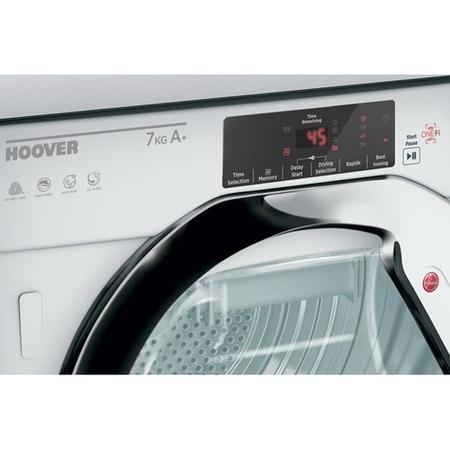 Refurbished Hoover H-Dry 300 BATDH7A1TCE-80 Integrated Heat Pump 7KG Tumble Dryer White