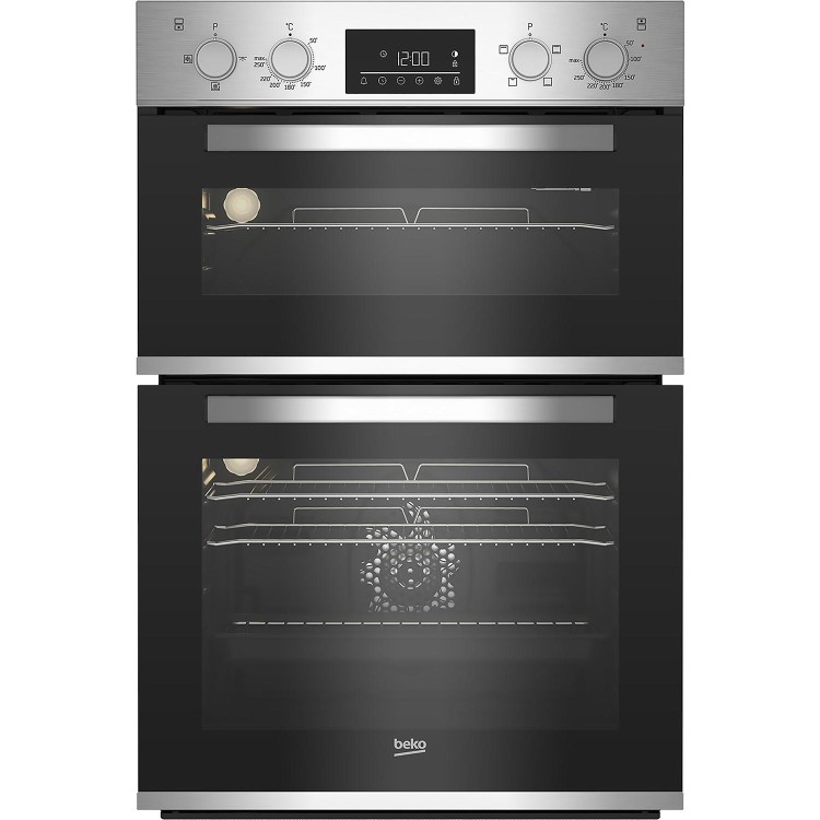 Beko BBADF22300X Electric Built-In Double Oven - Stainless Steel