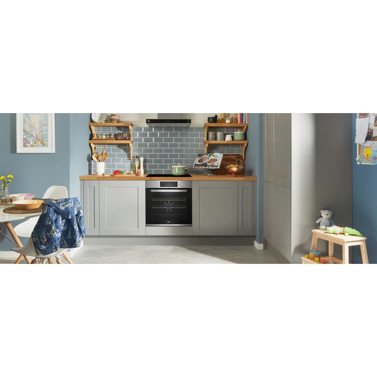 Beko Electric Single Oven - Stainless Steel