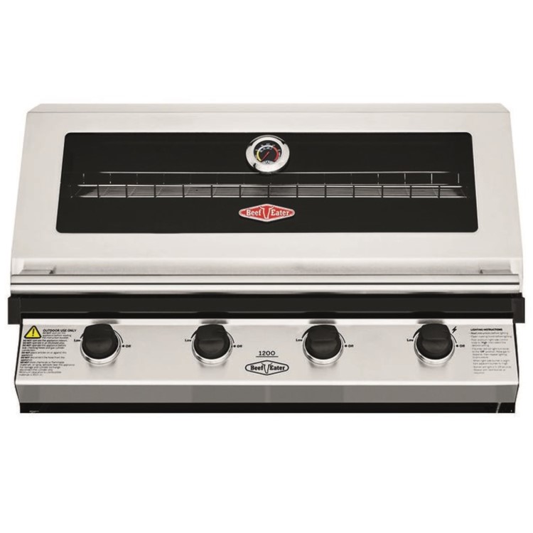 Beefeater 1200S Series - 4 Burner Gas Built in BBQ 