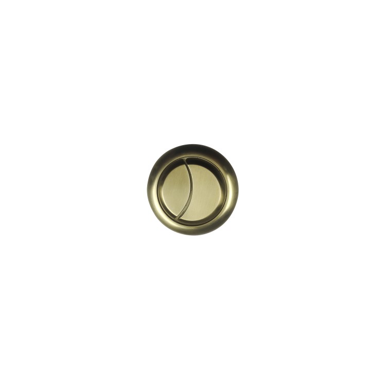 Brushed Brass Cistern Flush Button - Suitable for Boston Newport Ashford Venice Palma