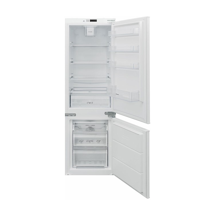 Candy BCBF174FTK 70/30 Frost Free Integrated Fridge Freezer - Sliding Rail