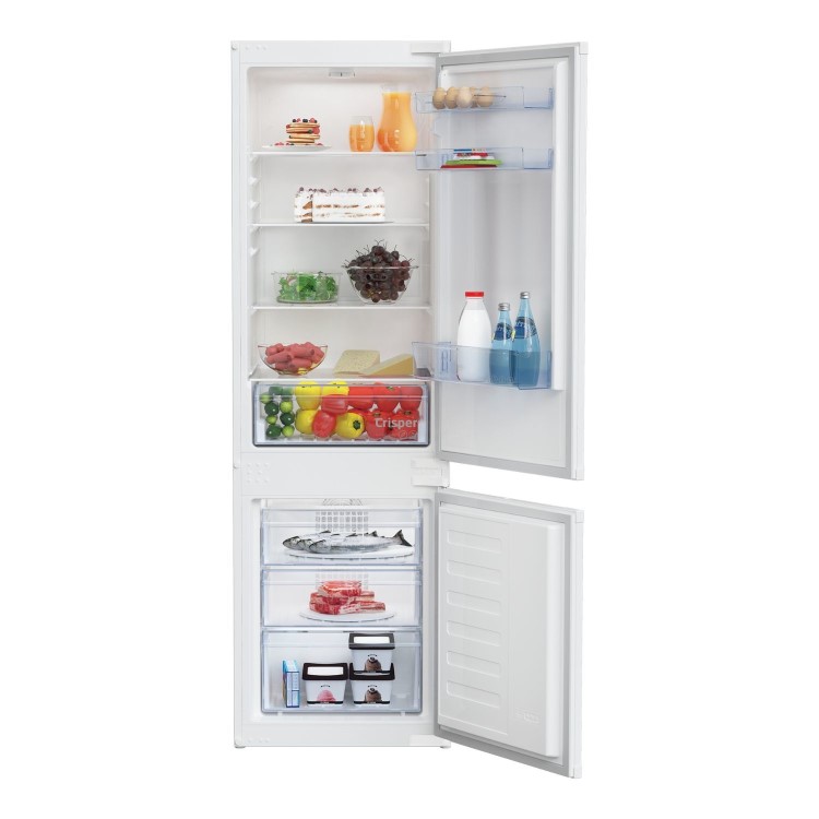 Refurbished Beko BCFD473 Integrated 262 Litre 70/30 Frost Free Fridge Freezer