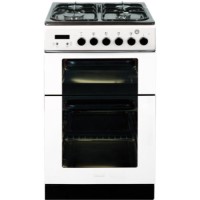 Baumatic BCG520W Dual Cavity 50cm Gas Cooker White