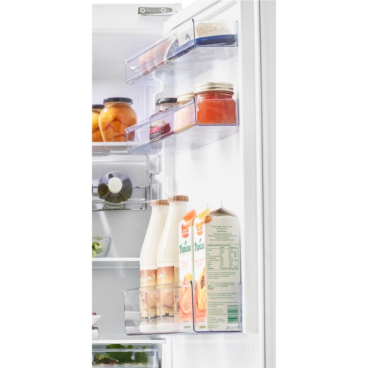 Beko BCSD150 54cm Wide 50-50 Integrated Upright Fridge Freezer - White