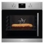 AEG 3000 Series Electric Single Oven with Left Hand Opening Door - Stainless Steel