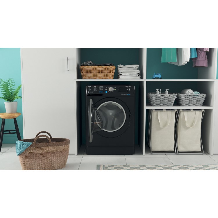 Indesit 8kg Wash 6kg Dry 1400rpm Washer Dryer - Black