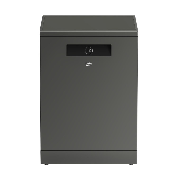 Refurbished Beko HygieneShield BDEN38640FG 16 Place Freestanding Dishwasher Graphite