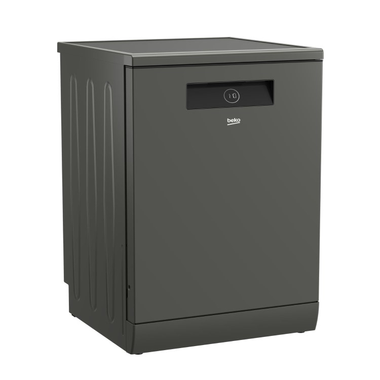 Refurbished Beko HygieneShield BDEN38640FG 16 Place Freestanding Dishwasher Graphite