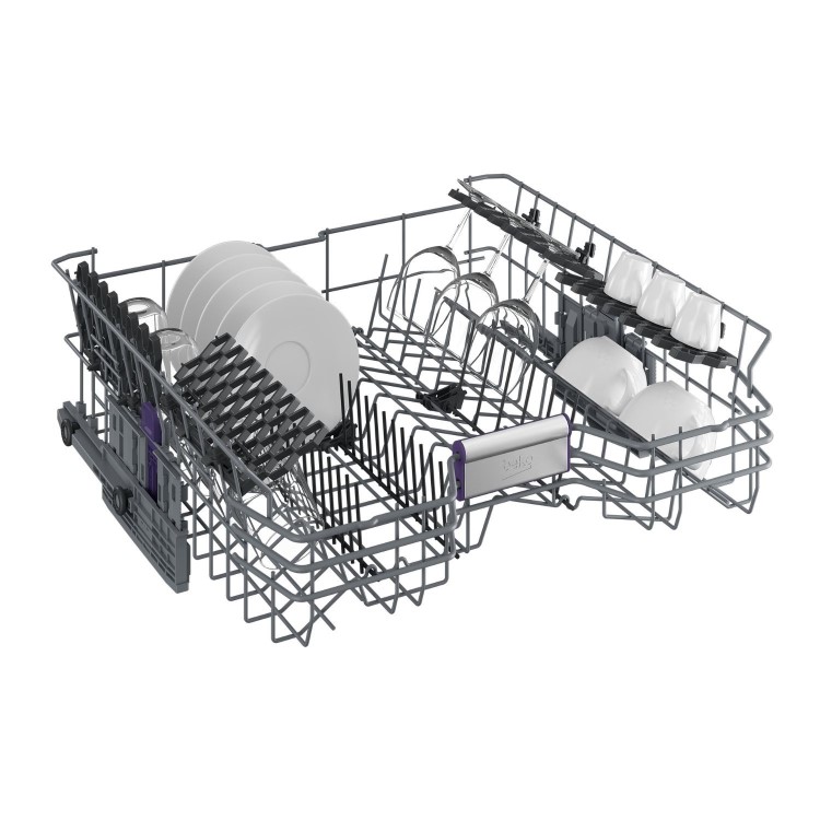 Refurbished Beko HygieneShield BDEN38640FG 16 Place Freestanding Dishwasher Graphite