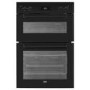 Beko BDF22300B Large Capacity Electric Built In Double Oven - Black