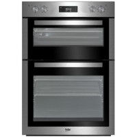 Beko Electric Built In Double Oven - Stainless Steel