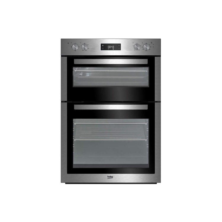 Beko Electric Built In Double Oven - Stainless Steel