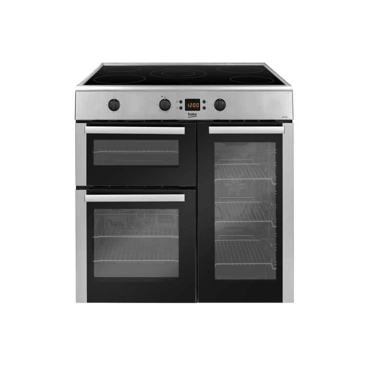 Beko BDVI90X 90cm Electric Range Cooker with Induction Hob  - Stainless Steel