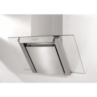 Baumatic BE600GL Angled Stainless Steel And Glass 60cm Wide Chimney Cooker Hood