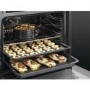 AEG 3000 Air Fry Electric Single Oven - Black