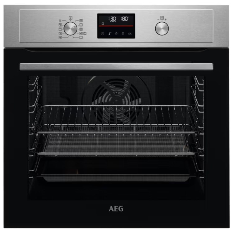 AEG 3000 Air Fry Electric Single Oven - Stainless Steel