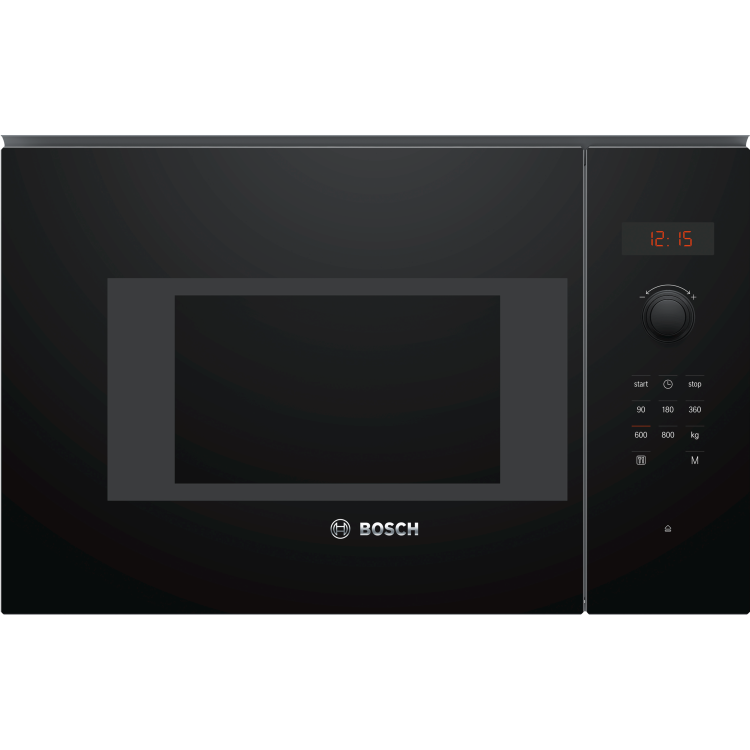 Refurbished Bosch Series 4 BFL523MB0B Built In 20L 800W Microwave Black