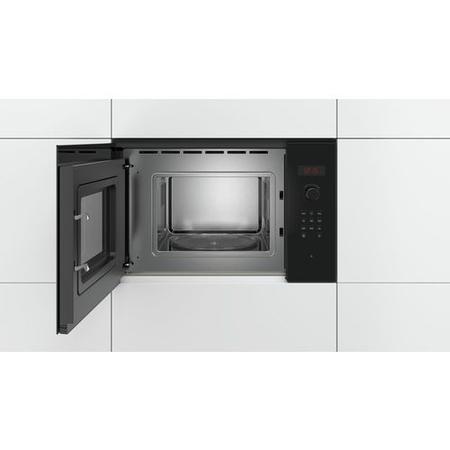 Refurbished Bosch Series 4 BFL523MB0B Built In 20L 800W Microwave Black