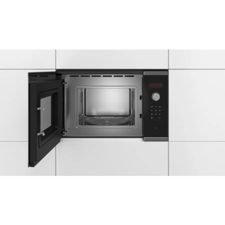 Refurbished Bosch Series 4 BFL523MS0B Built In 20L 800W Microwave Stainless Steel