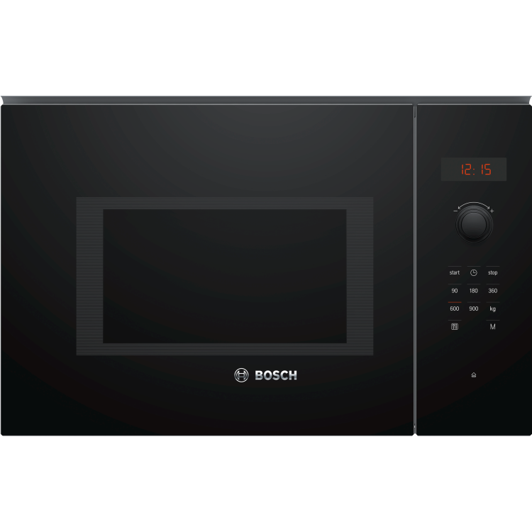 Refurbished Bosch Serie 4 BFL553MB0B Built In 25L 900W Microwave Oven Black