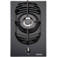 Baumatic BGG30 Wok Burner Domino Gas-on-glass Hob - Black