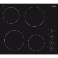 Baumatic BHC602 Four Zone 60cm Ceramic Hob with Black Glass