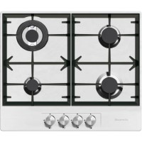 BAUMATIC BHG695SS Black-line 4 Burner 60cm Wide Gas Hob - Stainless Steel