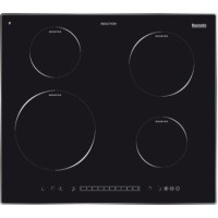 Baumatic BHI645SS Premium-line 52cm Wide Touch Control Four Zone Induction Hob - Black