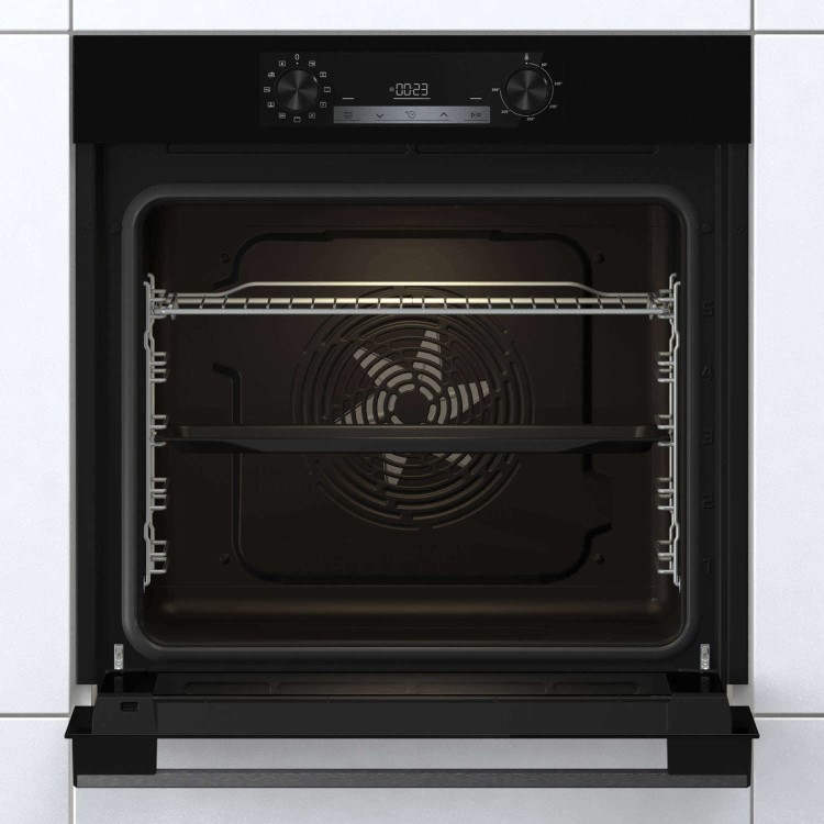 Refurbished Hisense BI64211PB 50cm Single Built In Electric Oven Black