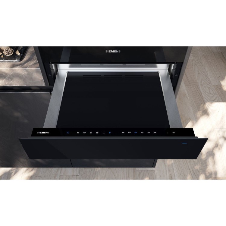 Siemens iQ700 14cm High Warming Drawer - Black