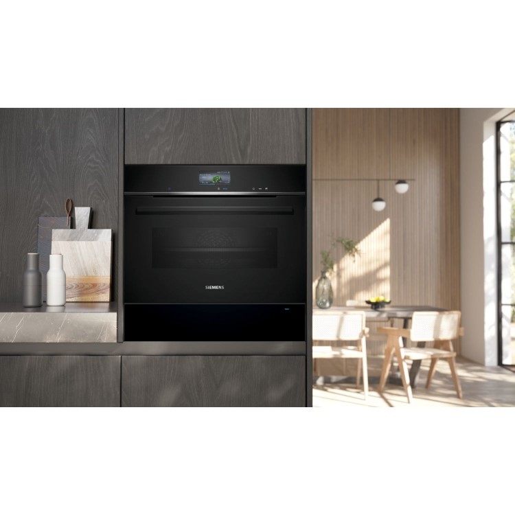 Siemens iQ700 14cm High Warming Drawer - Black