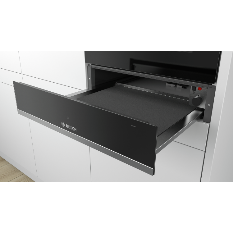 Bosch Series 6 14cm High Warming Drawer - Stainless Steel