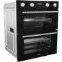 Refurbished Hisense BID75211BGUK 60cm Double Built Under Electric Oven Black