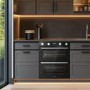 Hisense Electric Built Under Double Oven - Black