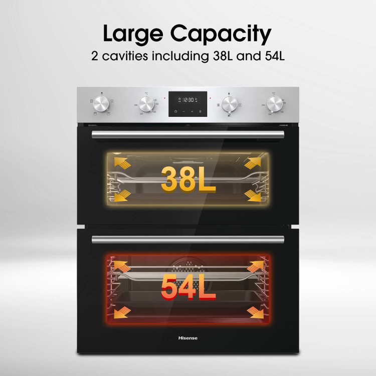 Hisense Electric Built Under Double Oven - Stainless Steel