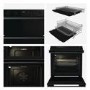 Refurbished Hisense Hi6 BID914221ADBG 60cm Double Built In Electric Oven Black