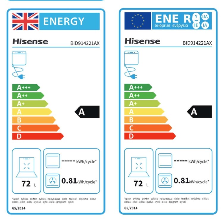 Hisense Hi6 Electric Built-In Double Oven - Stainless Steel